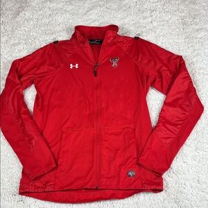 Under Armour Texas Tech Red Full-Zip Lightweight Jacket, Size Small